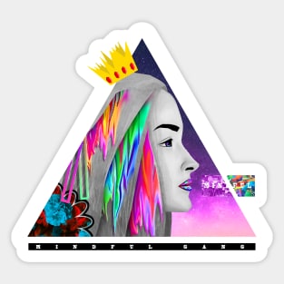 mindful gang princess france Sticker
